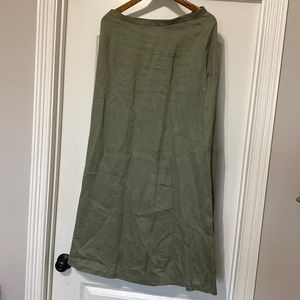 ann taylor linen skirt size 14